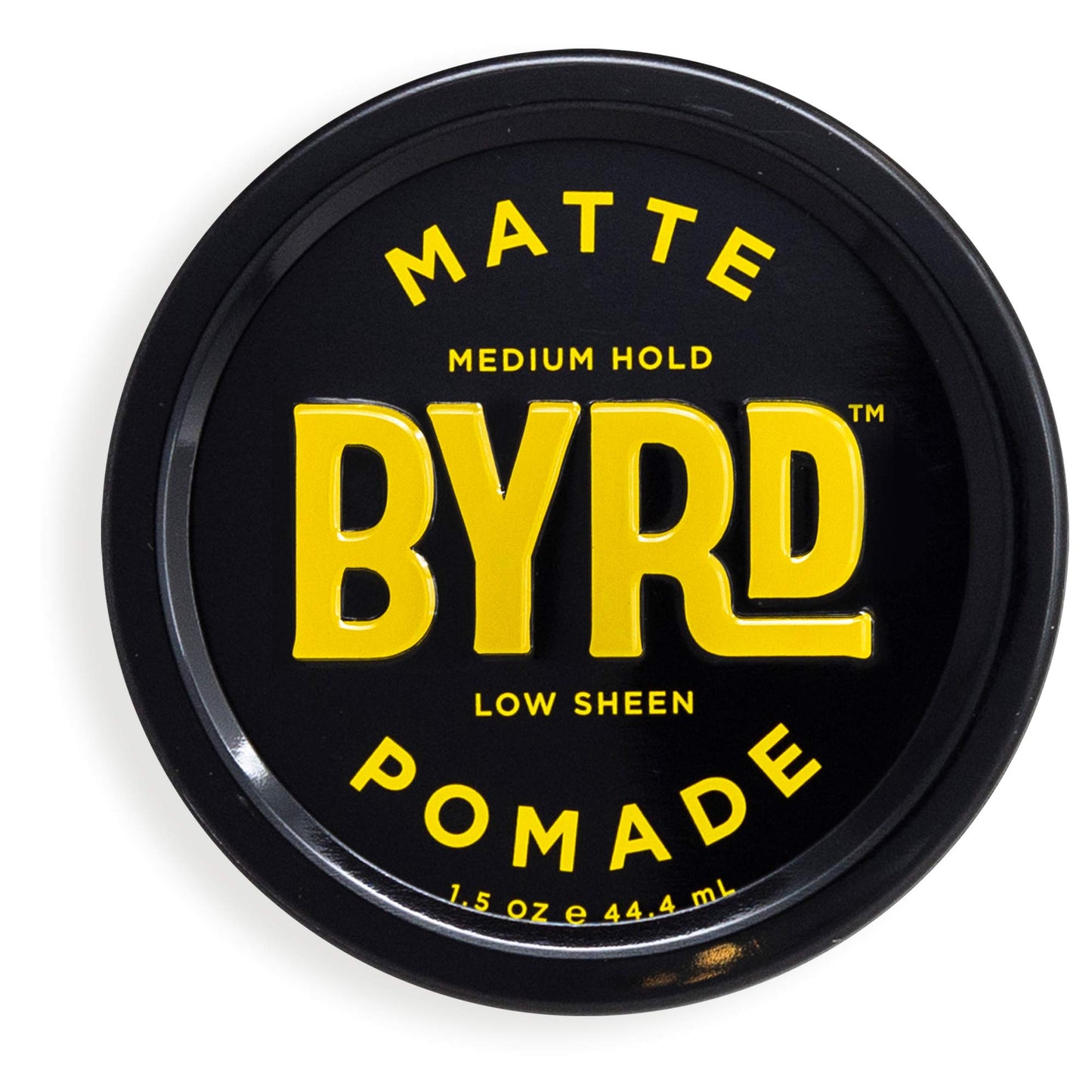 BYRD Matte Pomade 1-Pack - Medium Hold, Matte Finish, Add Texture and Sculpt, Safe for All Hair Types, 1.5 Oz (One Pack)