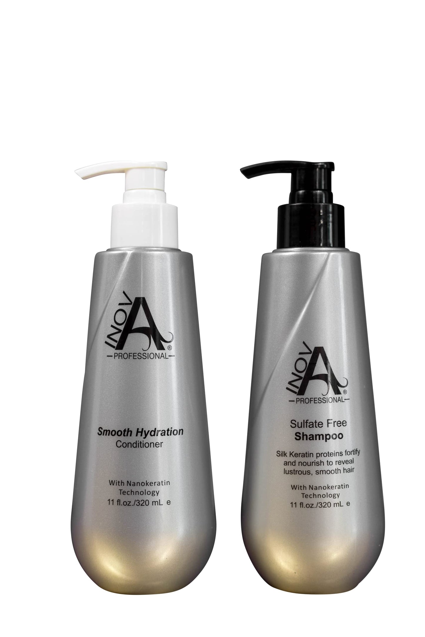 Inova Professional Madison Collection Smooth Protection Shampoo 11 oz. Smooth Hydration Conditioner 11 oz. Miracle Mask Intense Repair (Strong) 10.2