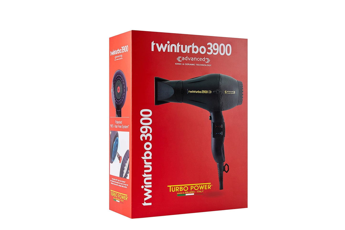 Turbo Power Twin Turbo 3900 Advanced Hair Dryer - Black