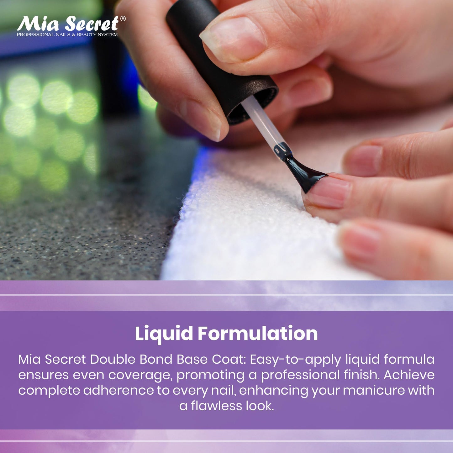 Mia Secret Professional Double Bond Base Coat Beauty & Personal Care Mia Secret