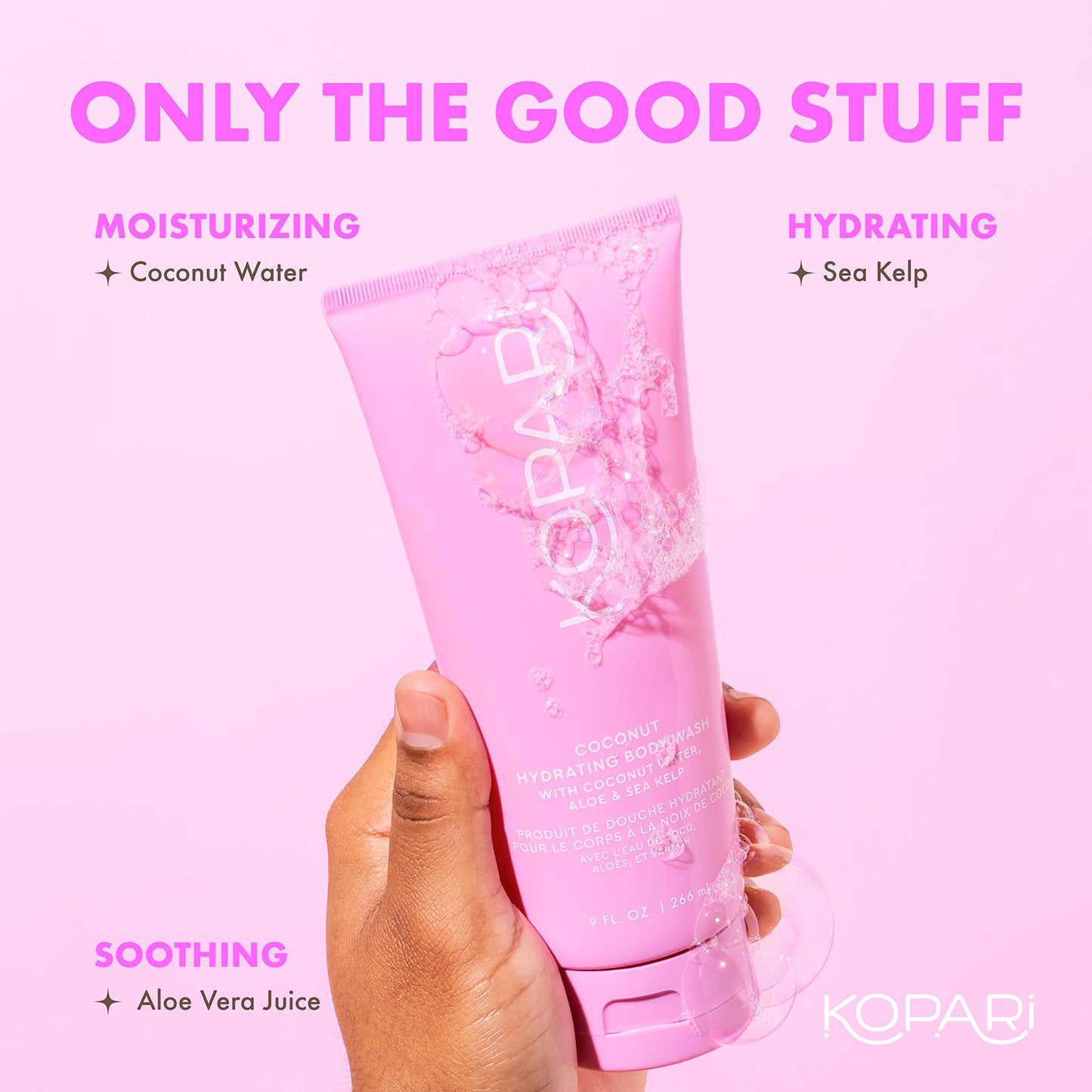 Kopari Hydrating Body Wash - Non-Toxic, Paraben Free, Gluten Free & Cruelty Free - Made with Organic Coconut Oil - 9 oz Beauty & Personal Care Kopari
