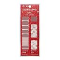 Dashing Diva Gloss Nail Strips - Gingerbread Gentleman - UV Free, Chip Resistant, Long Lasting Gel Nail Stickers - 3-Piece Manicure Set - Contains 32 Beauty & Personal Care Dashing Diva