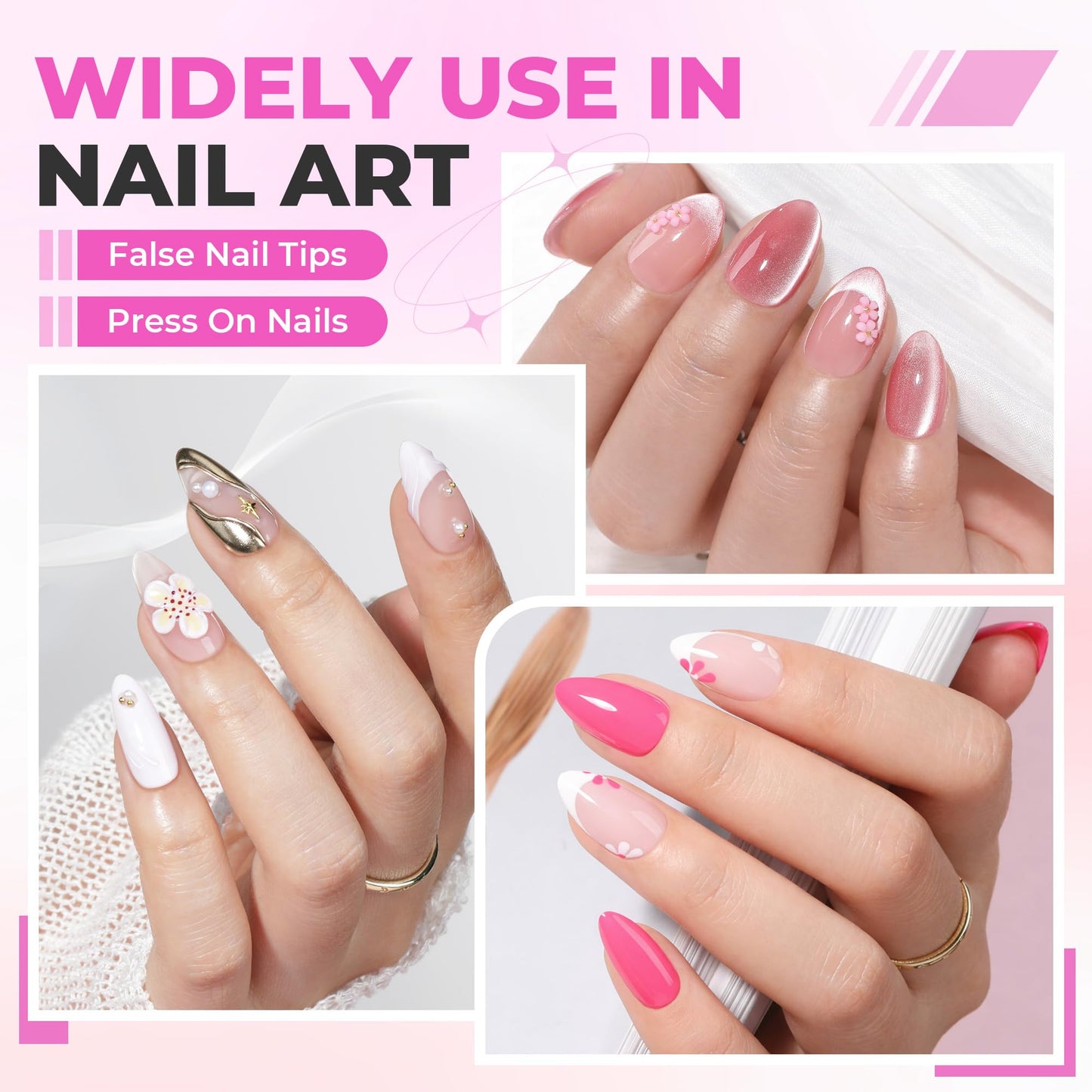 UNA GELLA Gel Nail Glue No U/V Light 15ml Super Strong Nail Glue for Press On Nails & Clear Acrylic Nails Tips Air-dry Strong-hold Formula Beauty and Personal Care UNA GELLA