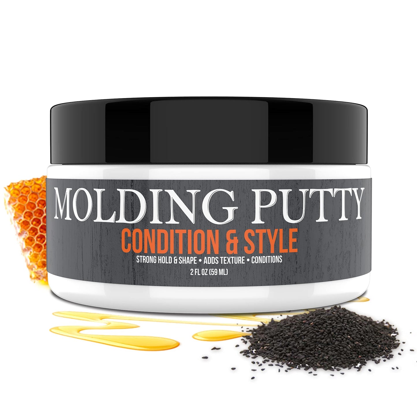 Uncle Jimmy Products Molding Putty Flexible Hold, No Shine, Sculpting & Styling Putty, Long Lasting Definition & Texture, No Flakes, All Hair Types 2
