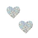 Neva Nude Unicorn Tears Sequin White Sparkle I Heart U Bodistix - Glitter Body Stickers for Festivals, Raves, & Parties | Medical Grade Adhesive