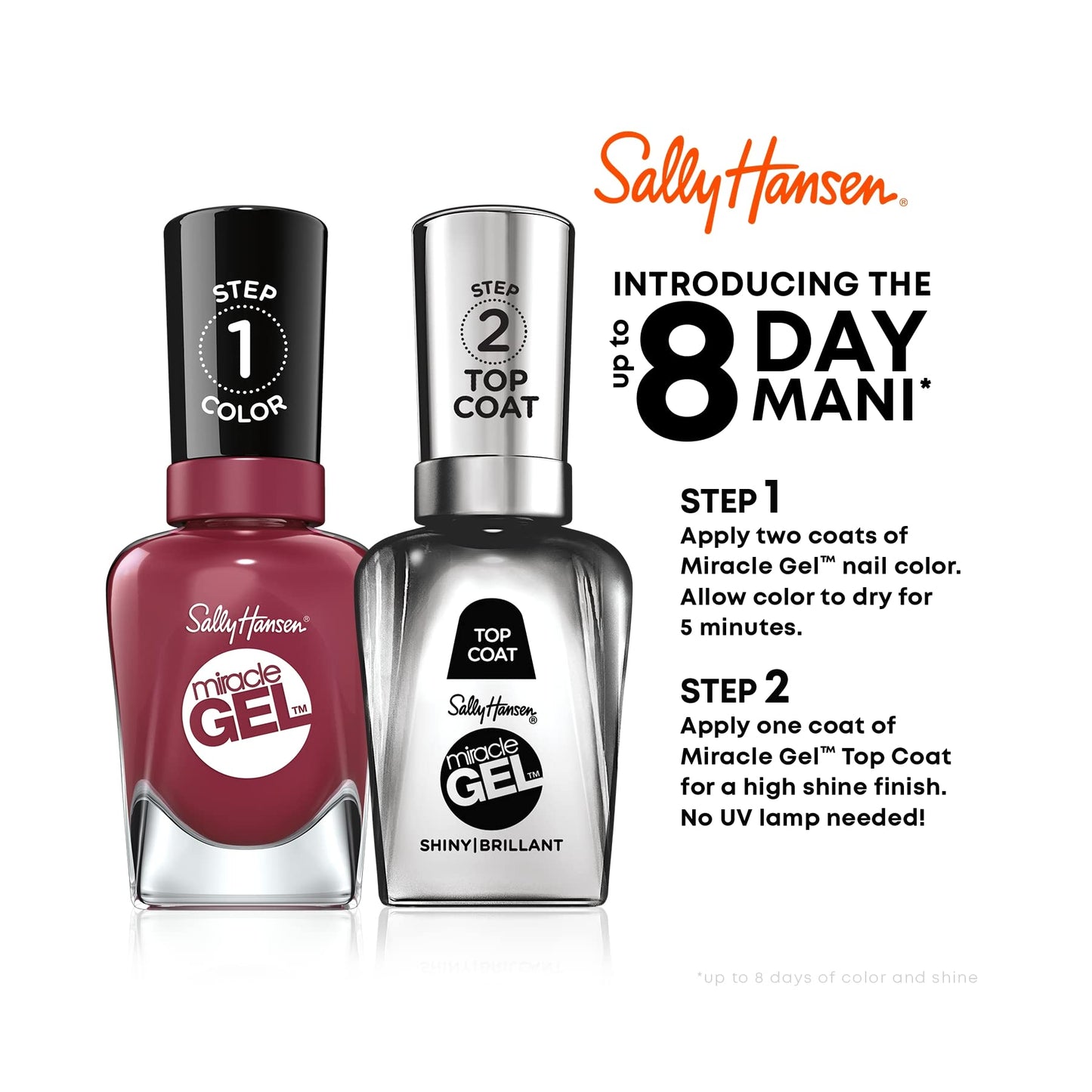 Sally Hansen Miracle Gel Donut Shop Collection Nail Polish, Mint Together, 0.5 Fl Oz