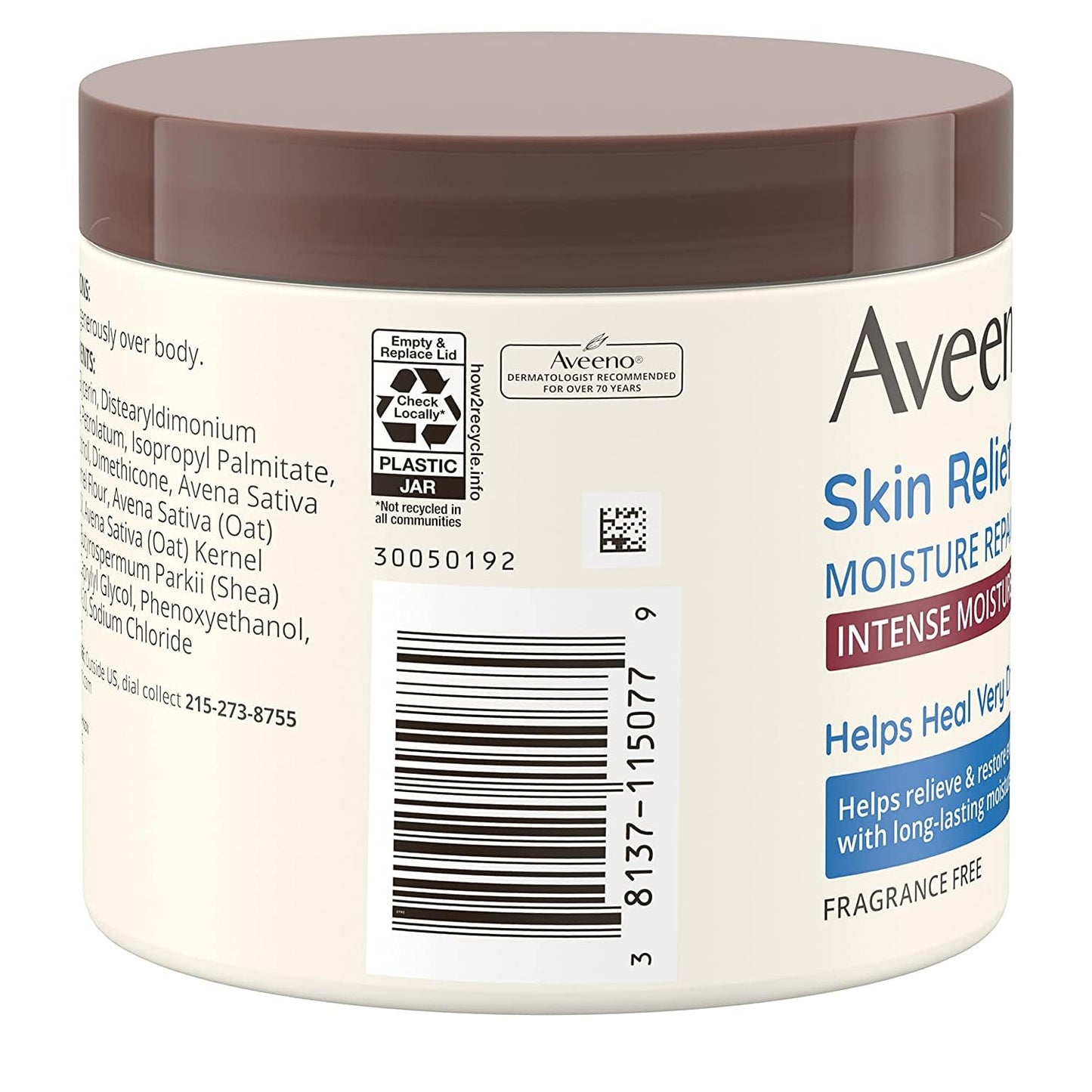 Aveeno Skin Relief Moisturizing Cream, Pack of 6