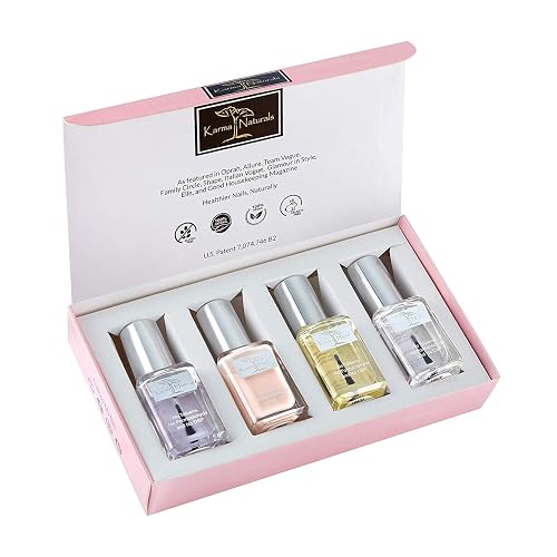 karma organic Beautiful Natural Nail Polish Set- Non-Toxic Nail Art, Vegan and Cruelty-Free Nail Paint Beauty & Personal Care karma organic