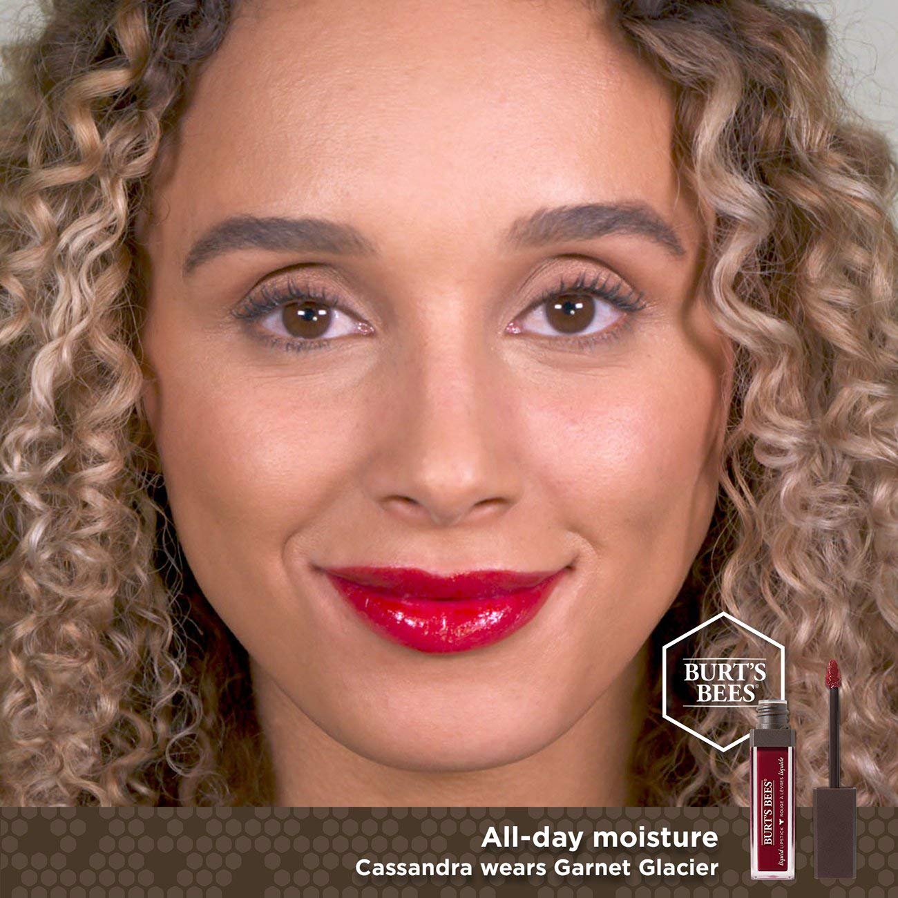 Burts Bees, Lipstick Liquid Garnet Glacier, 0.21 Ounce