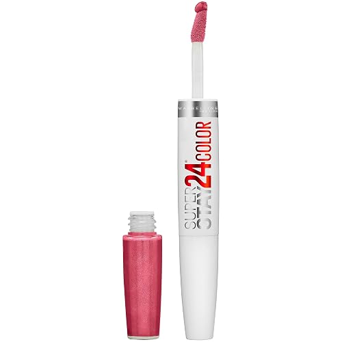 Maybelline SuperStay 24 2-Step Liquid Lipstick Makeup, Timeless Rose, 1 kit