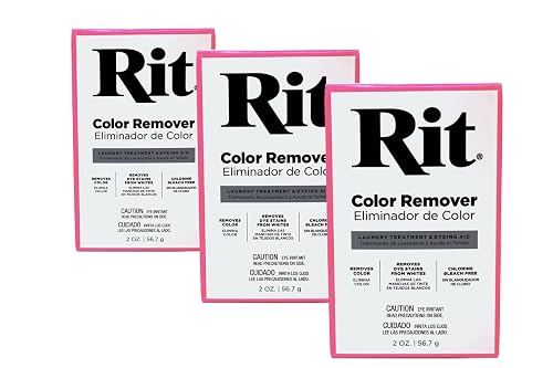 Rit 0340179 Dye Powder-Color Remover, by The by The Yard (Pack of 3)