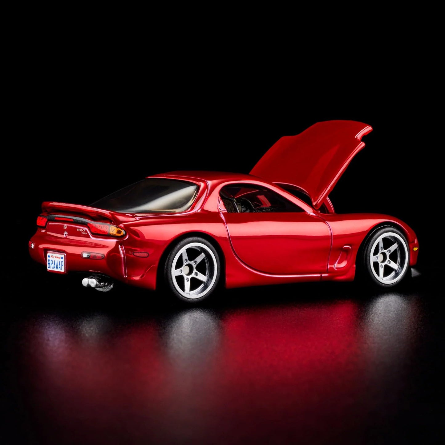 Hot Wheels. RLC Exclusive 1993 Mazda RX-7 R1 Twin Turbo. Spectraflame Red