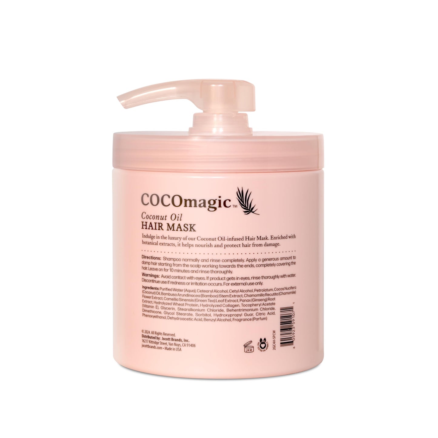 Cocomagic Coconut Oil Hair Mask - Repairs Damage, Prevents Frizz, Restores & Adds Shine | Protein Rich & Extra Hydrating | Paraben Free, Cruelty