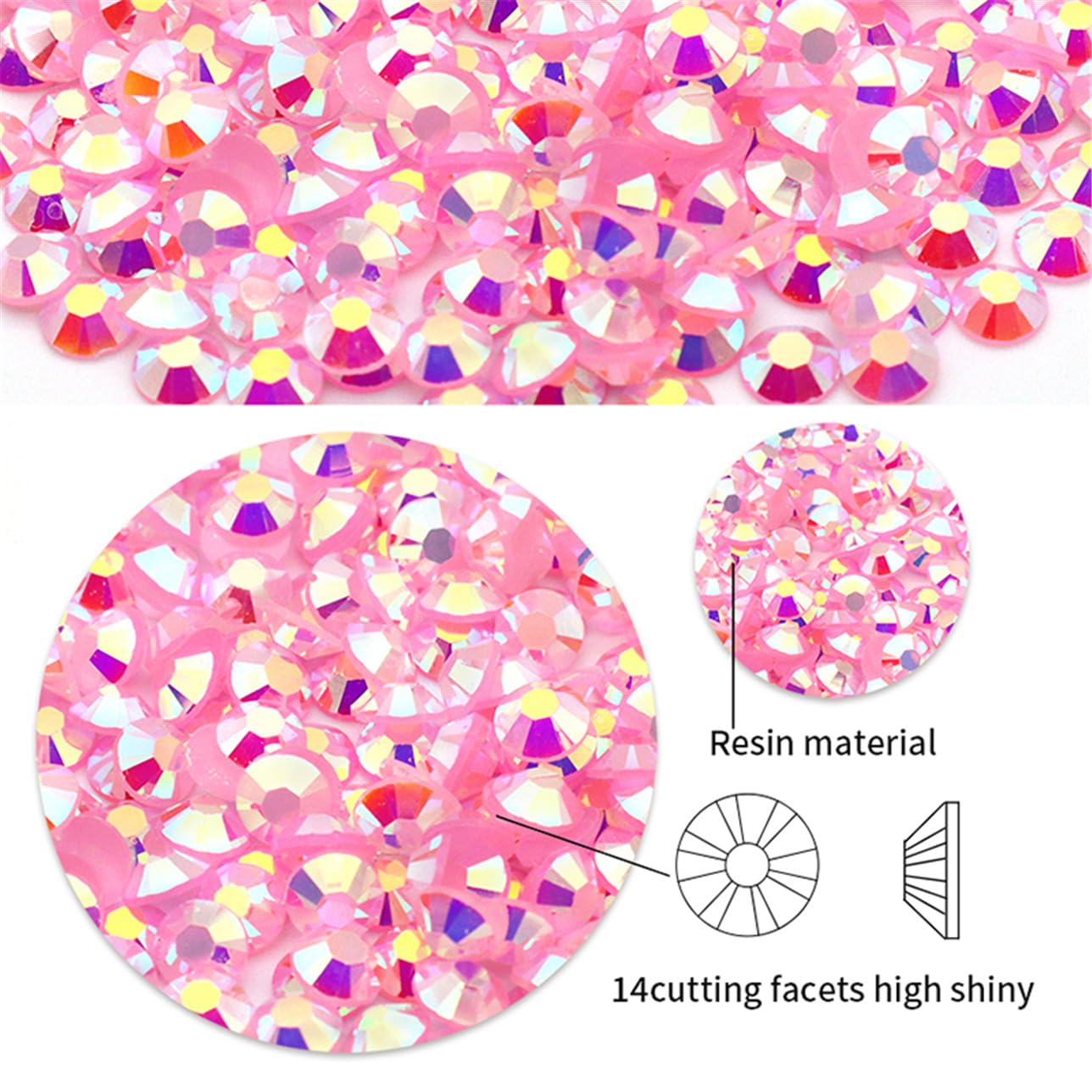 720 Pcs SS30 6mm Flatback Rhinestones for Nails Art Crafts Glitter Round Shine Gems AB Crystals DIY Clothes Shoes ?Light Blue AB? Beauty and Personal Care Laviyo