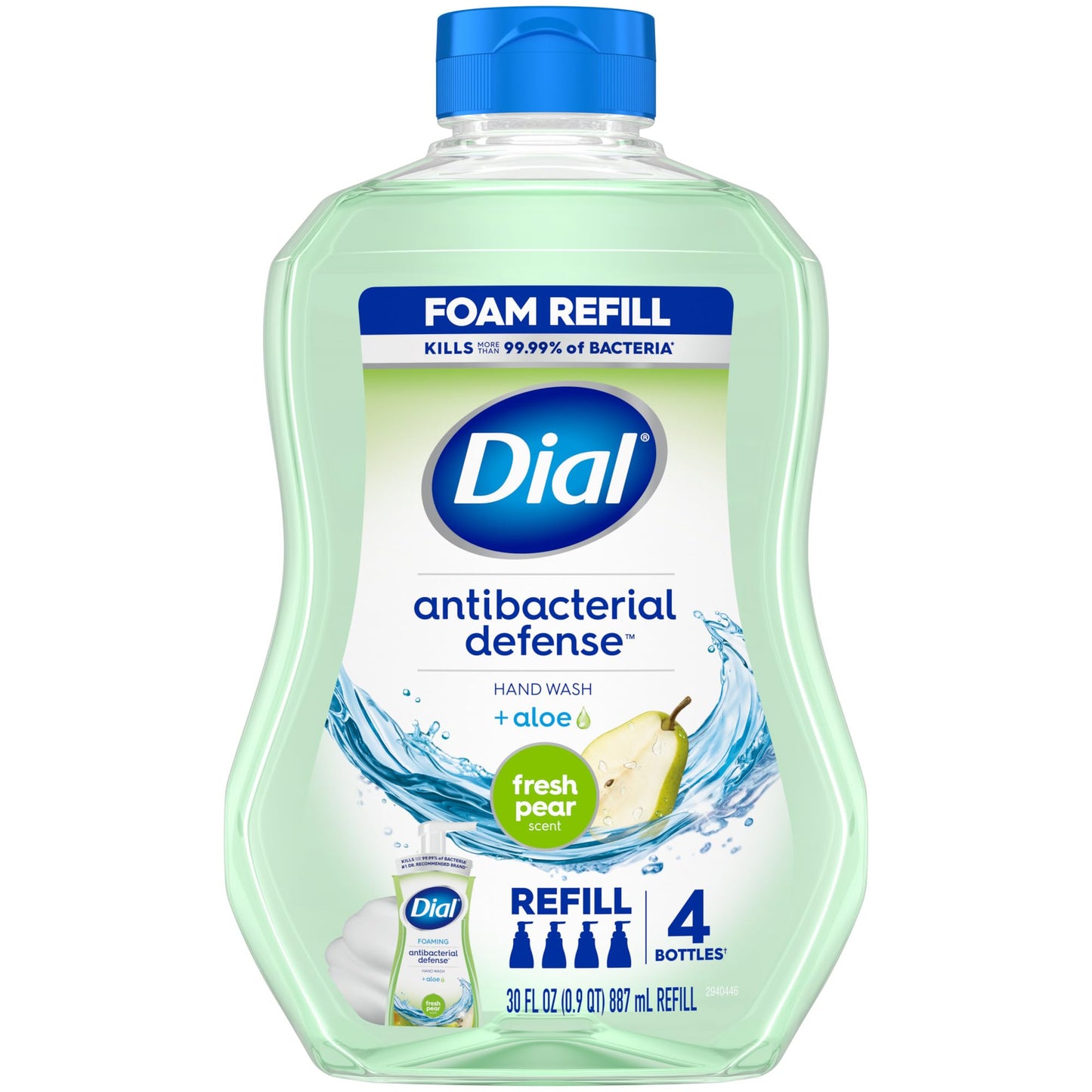 Dial Complete Antibacterial Foaming Hand Soap Refill, Fresh Pear, 30oz Beauty & Personal Care Dial