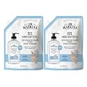 J.R. Watkins Gel Hand Soap Refill Pouch, Scented Liquid Hand Wash for Bathroom or Kitchen, USA Made and Cruelty Free, 34 fl oz, Ocean Breeze, 2 Pack