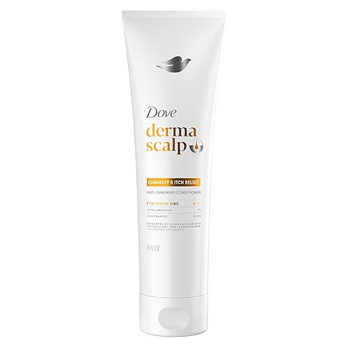 Dove Derma Scalp Dandruff & Itch Relief Conditioner 1 ct with Pyrithione Zinc, Lamellar Serum and Niacinamide or Flaky, Itchy Scalp Relief 9 Fl oz