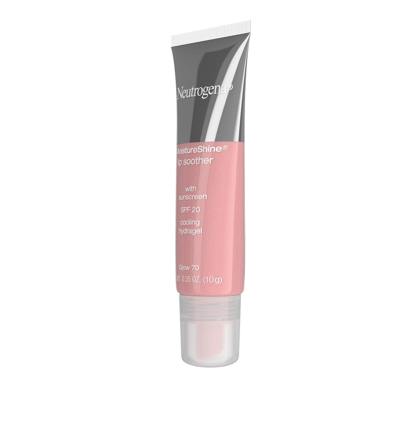 Neutrogena MoistureShine Lip Soother Gloss with SPF 20 Sun Protection, High Gloss Tinted Lip Moisturizer with Hydrating Glycerin and Soothing Cucumber