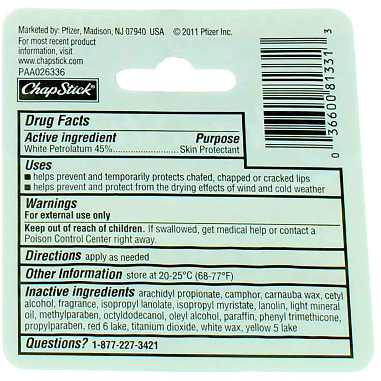 Chapstk Regular Size .15z Chapstick Regular .15oz Beauty and Personal Care ChapStick