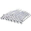 EBOOT 40 Pack Rhinestone Hair Pins Bridal Wedding Crystal Clips Accessories Decorative for Women and Girls