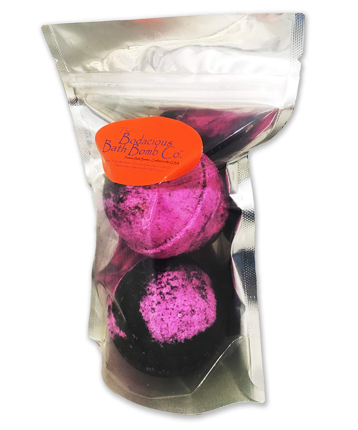 Gears Out Bridezilla Bath Balls - Cartoon Zombie Bride and Groom Design - XL Bath Bath Bombs for Women - Pink and Black, Handcrafted in America, 2 pk