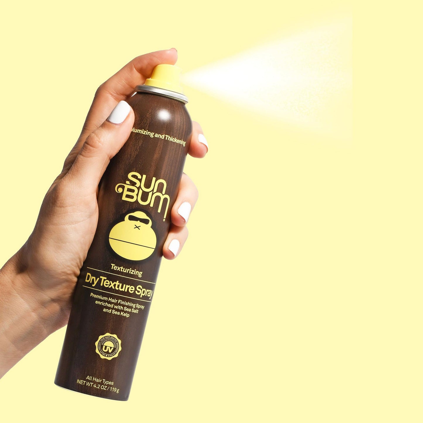 Sun Bum Dry Texture Spray | Vegan and Cruelty Free Buildable Volume Texture Spray with Matte Hold | 4.2 oz