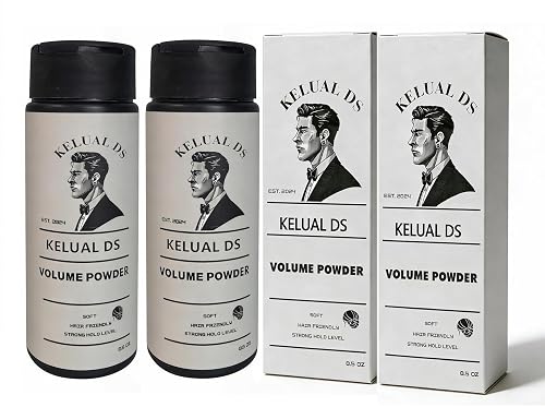 KELUAL DS Hair Texture Powder,A Hair Styling Powder for Men to Add Exture & Volume, Strong Hold,Texture and Grip to Hair with Non-Greasy, Dry