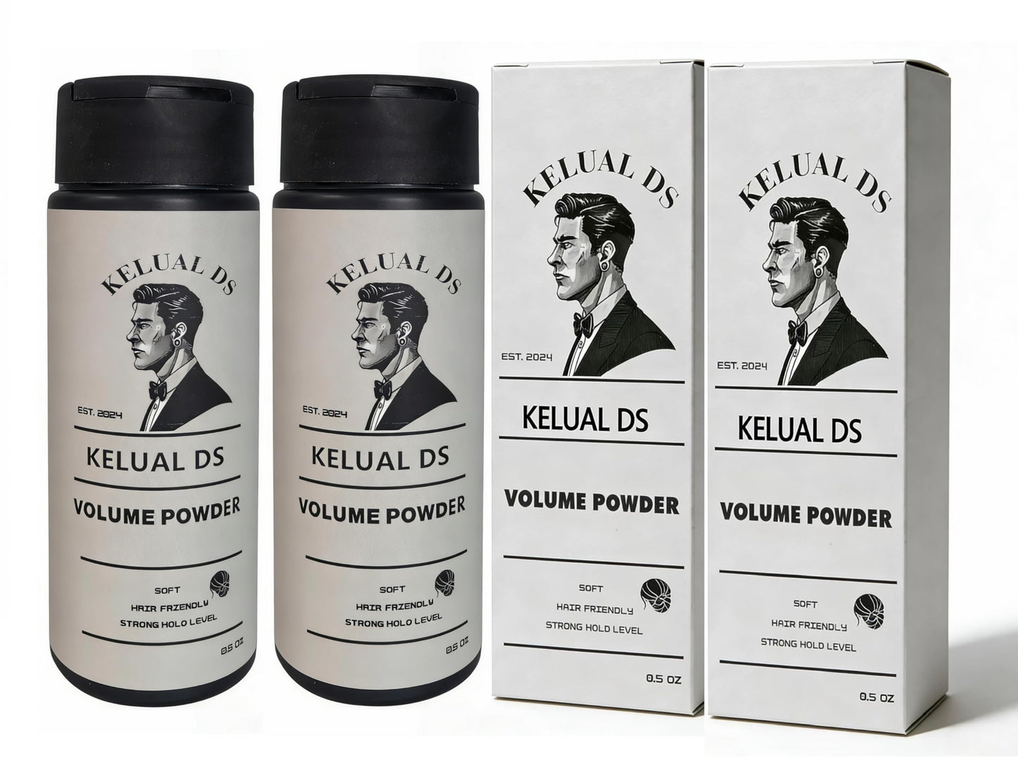 KELUAL DS Hair Texture Powder,A Hair Styling Powder for Men to Add Exture & Volume, Strong Hold,Texture and Grip to Hair with Non-Greasy, Dry