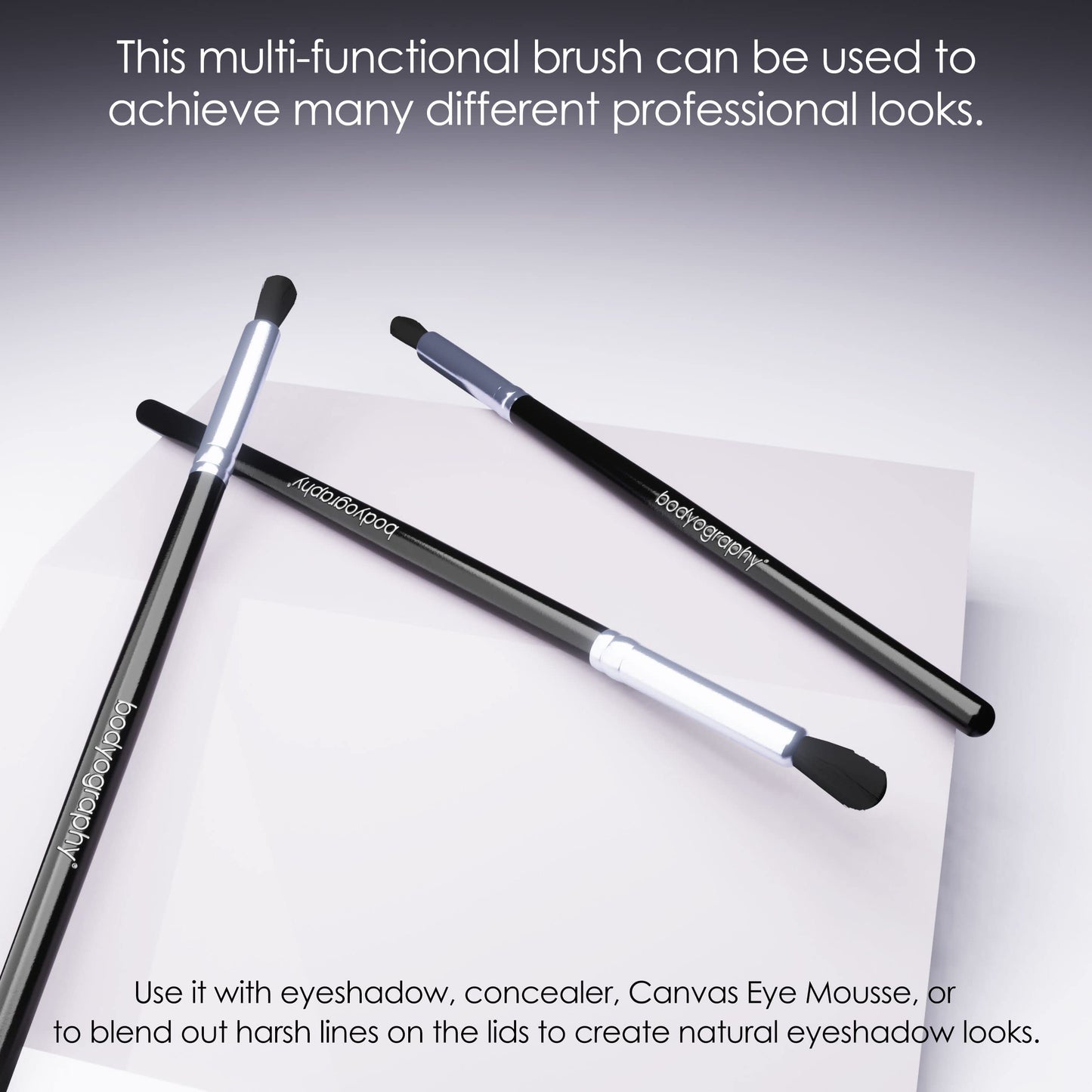 Bodyography Makeup Blending Brush | Soft Synthetic Bristles for Seamless Application of Foundation, Concealer, and Powder | Ideal for Liquid, Cream
