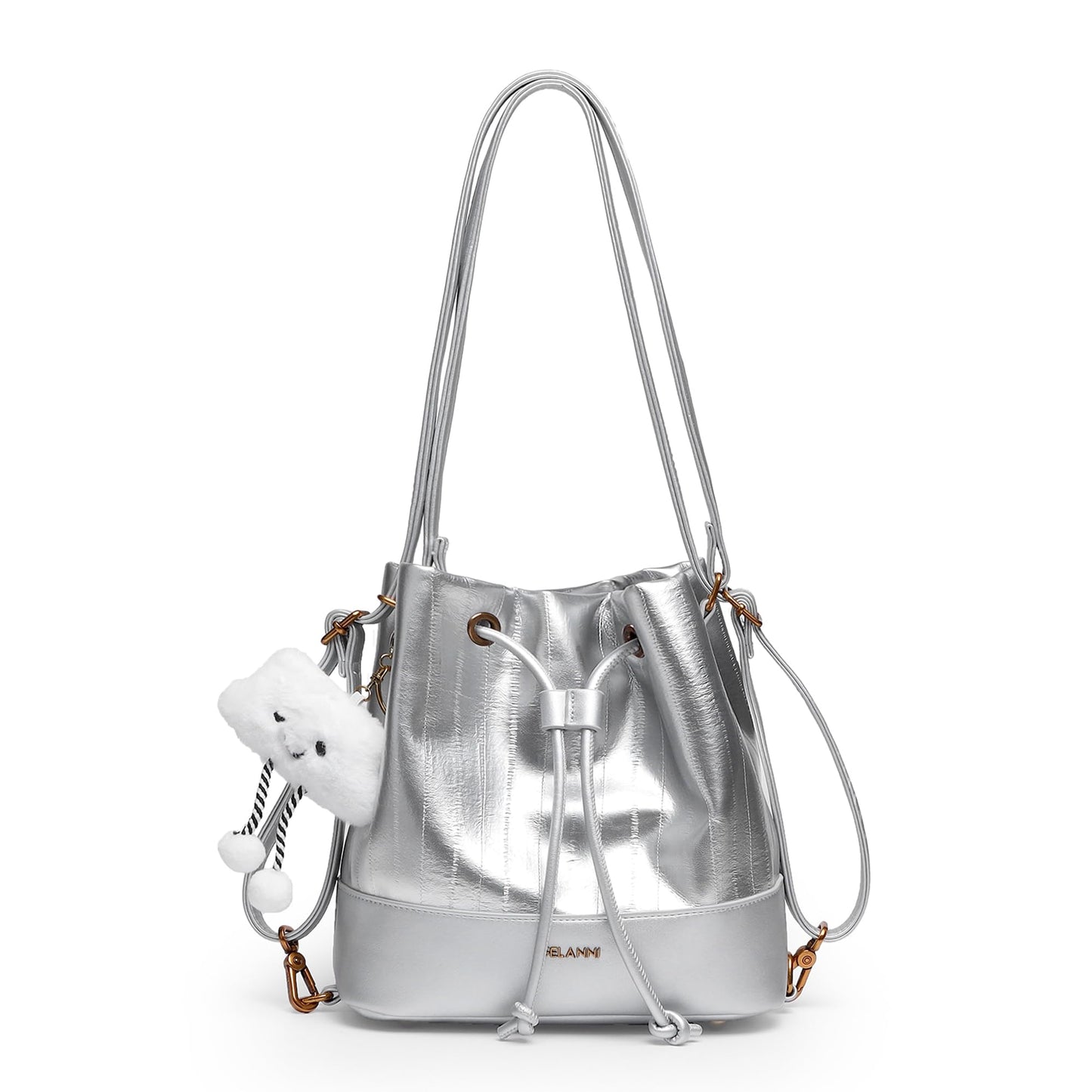 Hobo Bucket Bags for Women PU Leather Trendy Shoulder Purses Small Crossbody Bag 2025 Fashion Daily Convertible Backpack Purse with Adjustable Strap…