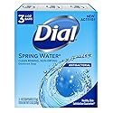 Dial Antibacterial Deodorant Soap, Spring Water, 4 Ounce, 3 Bars