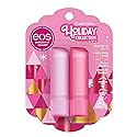 eos Holiday Lip Balm Gift- Strawberry Cheer & Candy Cane Swirl, Stocking Stuffers, All-Day Moisture Lip Care, 0.14 oz, 2-Pack
