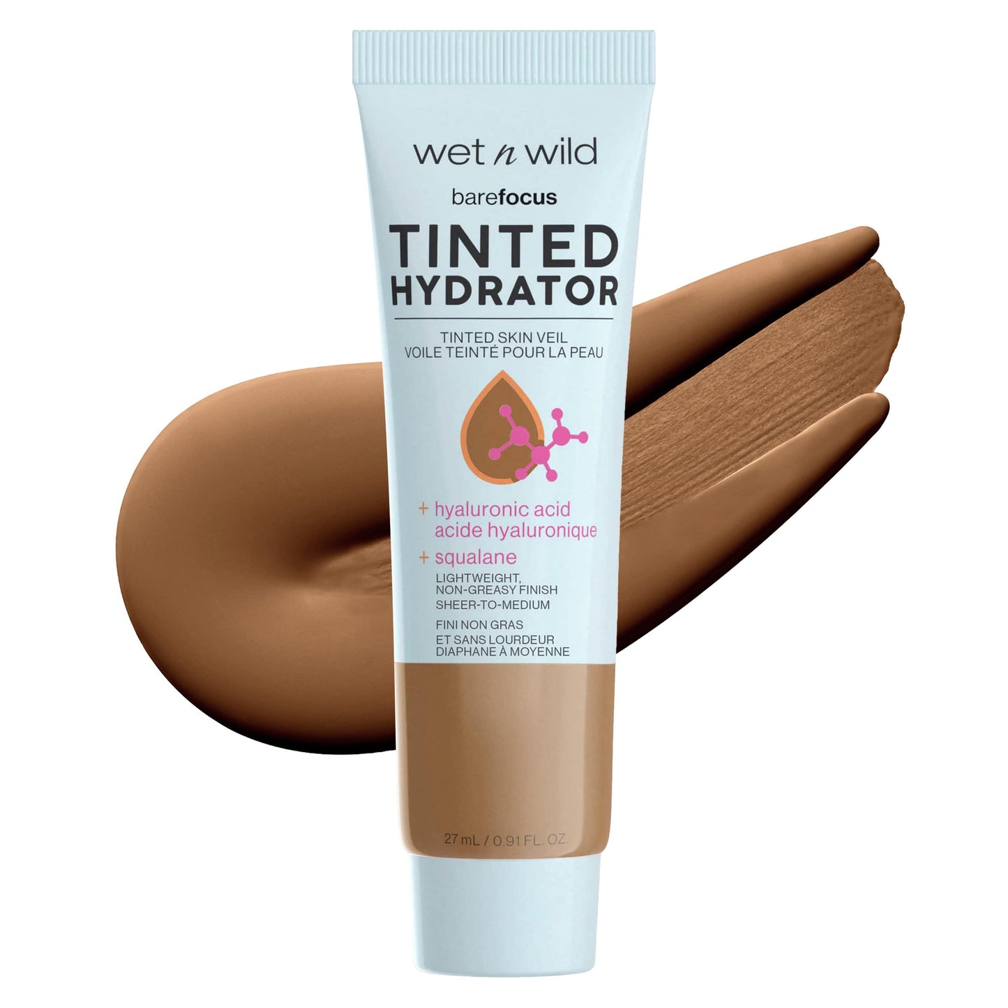 Wet n Wild Bare Focus Tinted Hydrator Matte Finish, Fair Light, Oil-Free, Moisturizing Makeup | Hyaluronic Acid | Sheer To Medium Coverage Beauty and Personal Care wet n wild Default Title