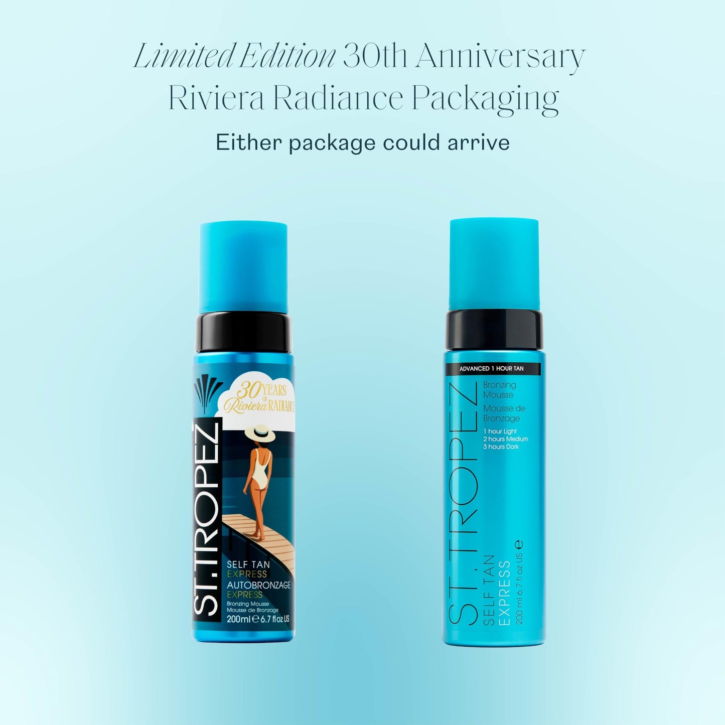 St.Tropez Light/Medium/Dark 1-3 hr Express Mousse for a Streak-Free, Natural Sunless Tan with Fast Application and Flawless Results, Cruelty-Free Beauty and Personal Care St.Tropez