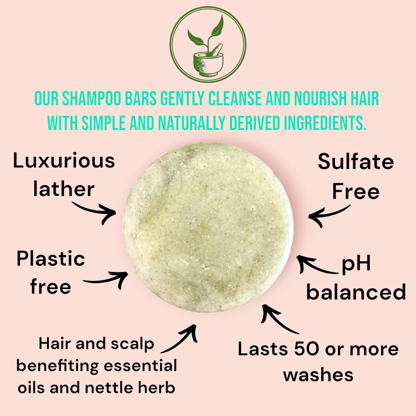 Lucky Locks | Pick Your Scent | Natural Shampoo & Conditioner Bar Set | Zero Waste Hair Care | Sulfate Free (Spring Blossom)