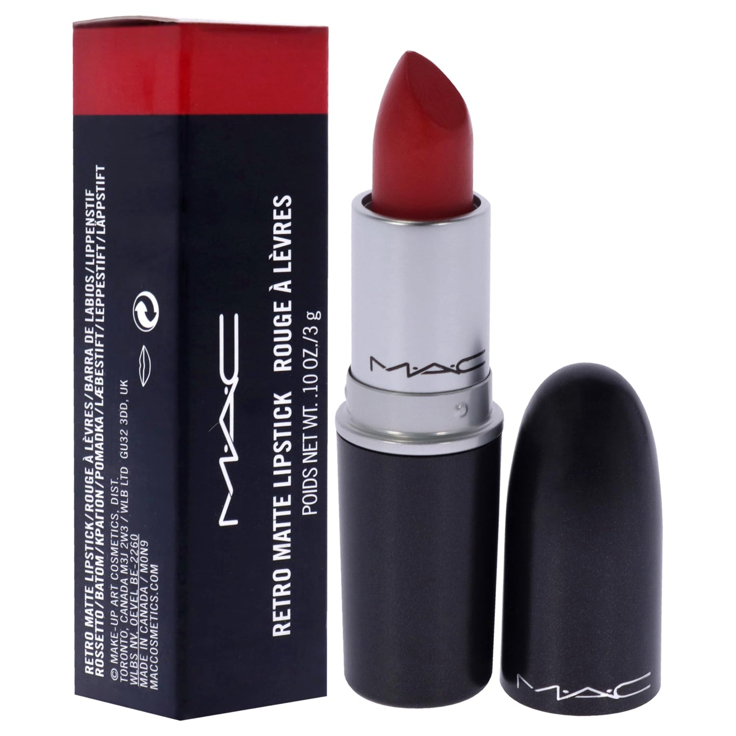 M·A·C Powder Kiss Lipstick - 630 D For Danger Lipstick Women 0.1 oz