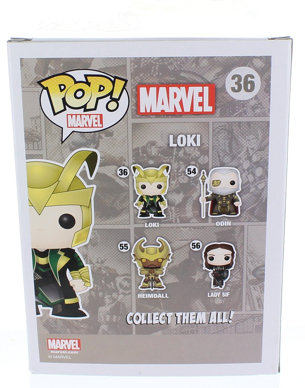 Funko POP Marvel (Bobble): Helmet Loki Action Figure