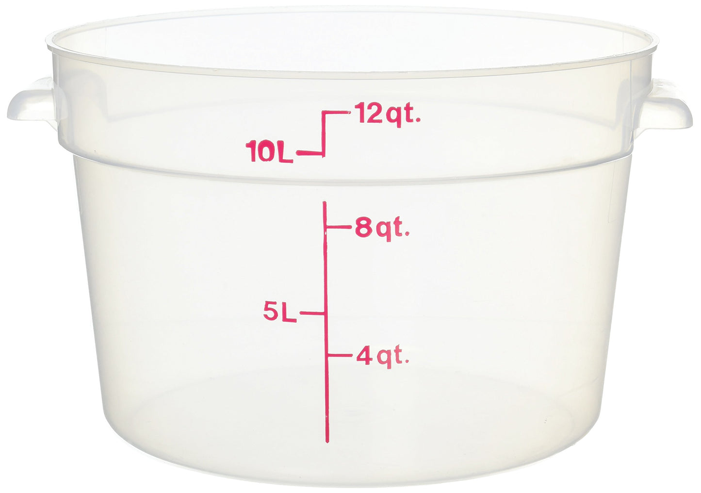 Cambro Camware Translucent Round Food Storage Containers, 12 Quart (RFS12PP) Category: Food Storage Round Containers