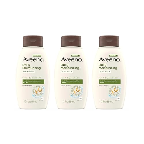 Aveeno Daily Moisturizing Body Wash, 12 Fl. Oz, Pack of 3