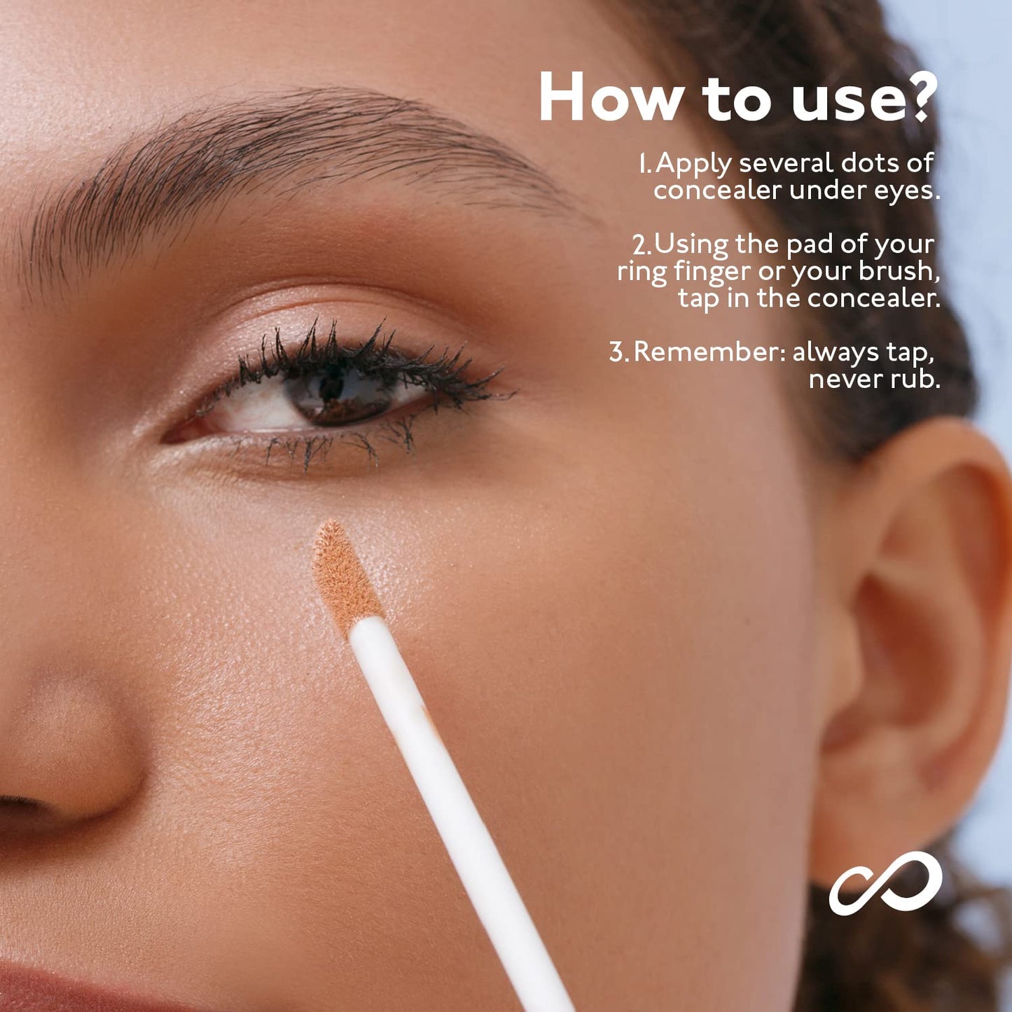 Eternal Confidence Super Long Wear Concealer - Luminous Hydrating High Coverage Dark Circle Makeup, 0.11 Oz (Dark)