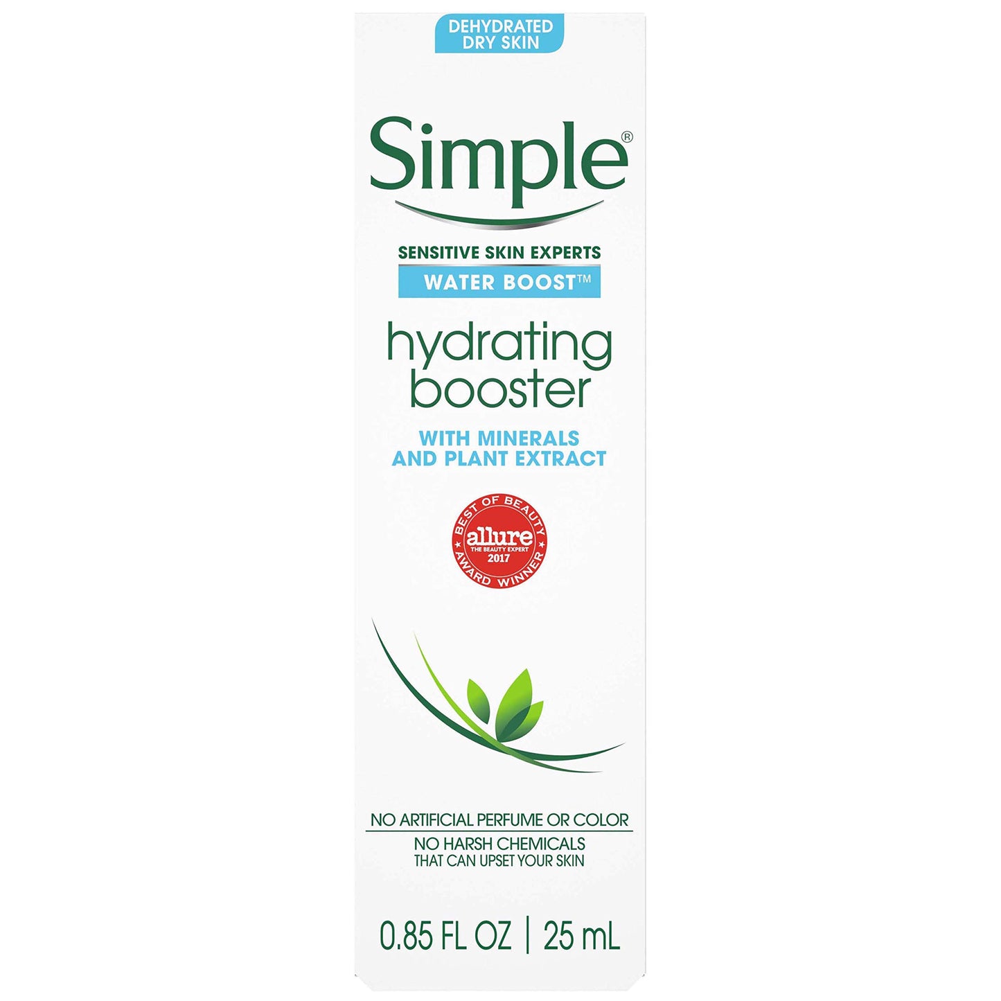 Simple Water Boost Hydrating Booster Sensitive Skin 1 oz