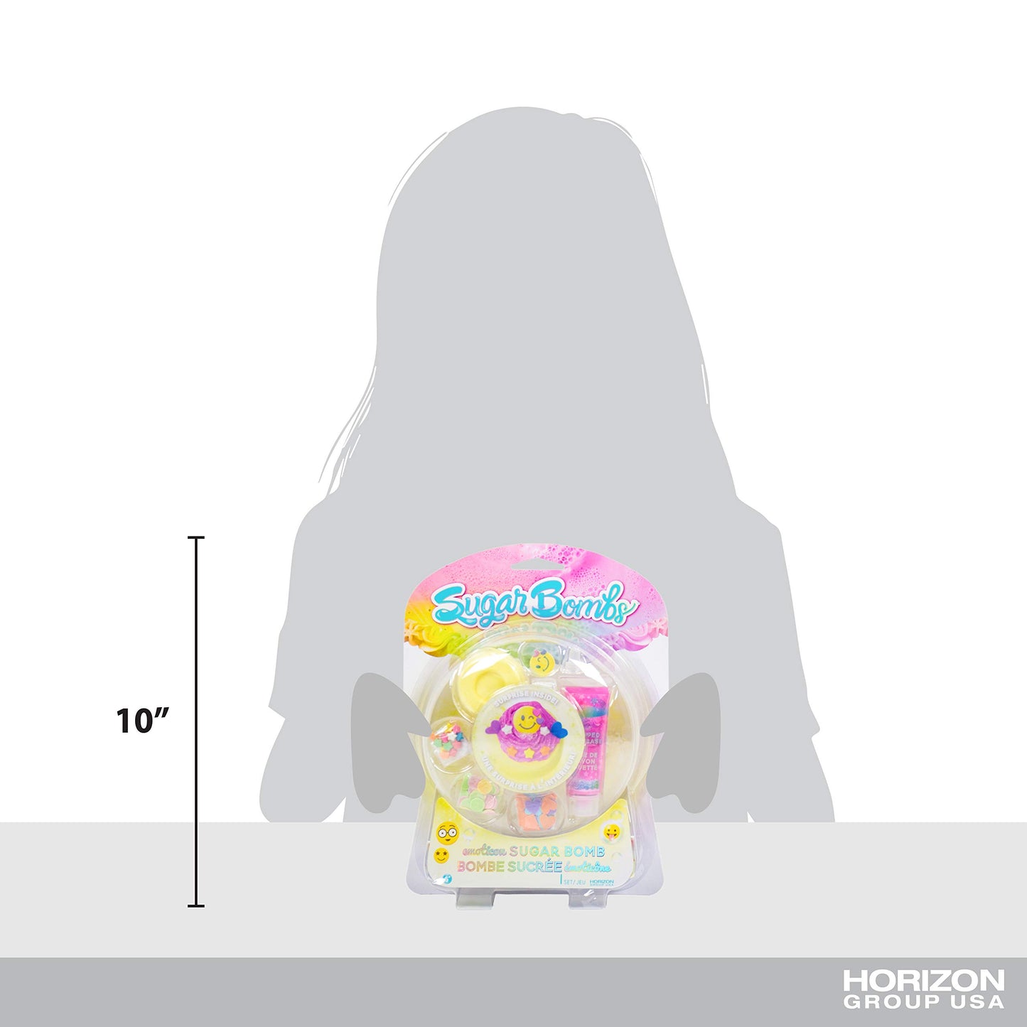 Sugar Bombs by Horizon Group USA, Design & Decorate Your Own Emoticon Themed Fizzing Bomb. Fizz In Bowl to Revel Hidden Surprise Gift. Embellish…