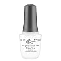 Morgan Taylor REACT Base Coat - Gelish Infused Technology for Up to 10 Days of Wear, No LED Light Needed, Easy Soak-Free Removal, Professional Nail Beauty & Personal Care Morgan Taylor