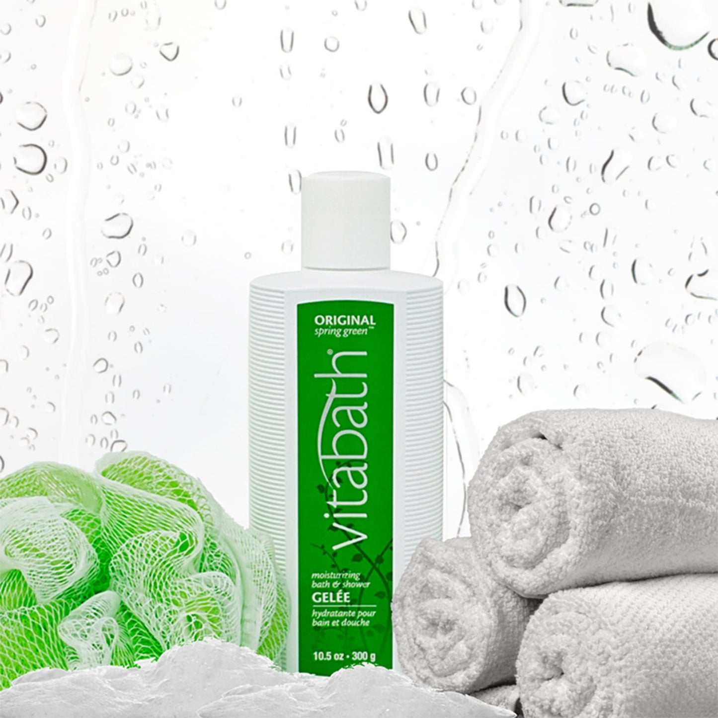 Vitabath Original Spring Green Moisturizing Bath & Shower Gel Wash Intoxicating Botanical Skin Rejuvenation, Hydrating Dry Skincare, Body Cleanser