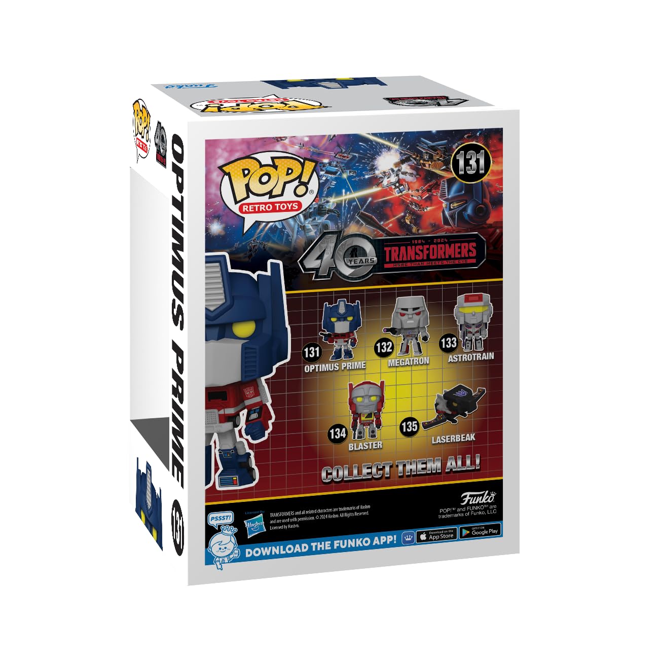 Funko Pop Retro Toys: Transformers: Generation 1-40th Anniversary, Optimus Prime - Collectable Vinyl Figure - Gift Idea - Official Merchandise - Toys…