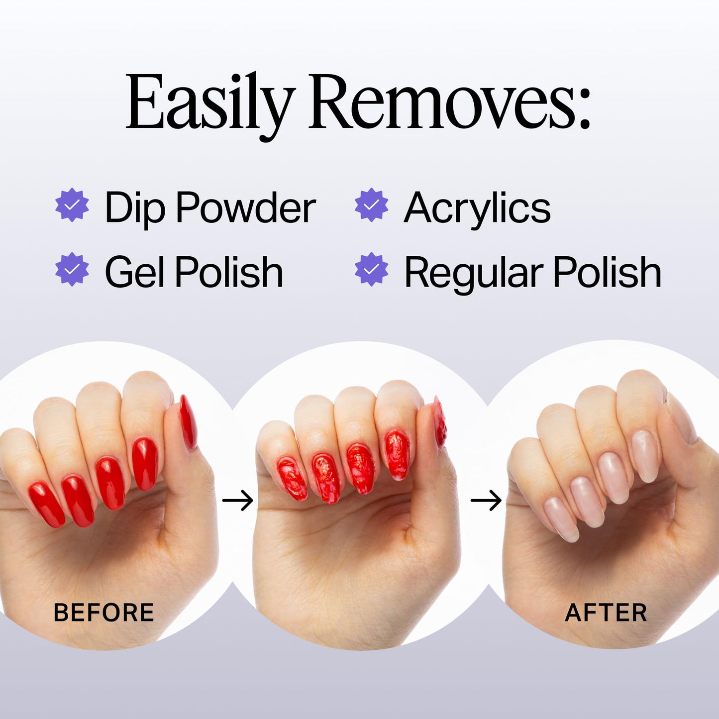 Nailboo 100% Acetone Nail Polish Remover, Gel Polish Remover for Nails, Pure Acetone Polish and Dip Powder Remover, Nail Salon Quality Removal, 16 Fl