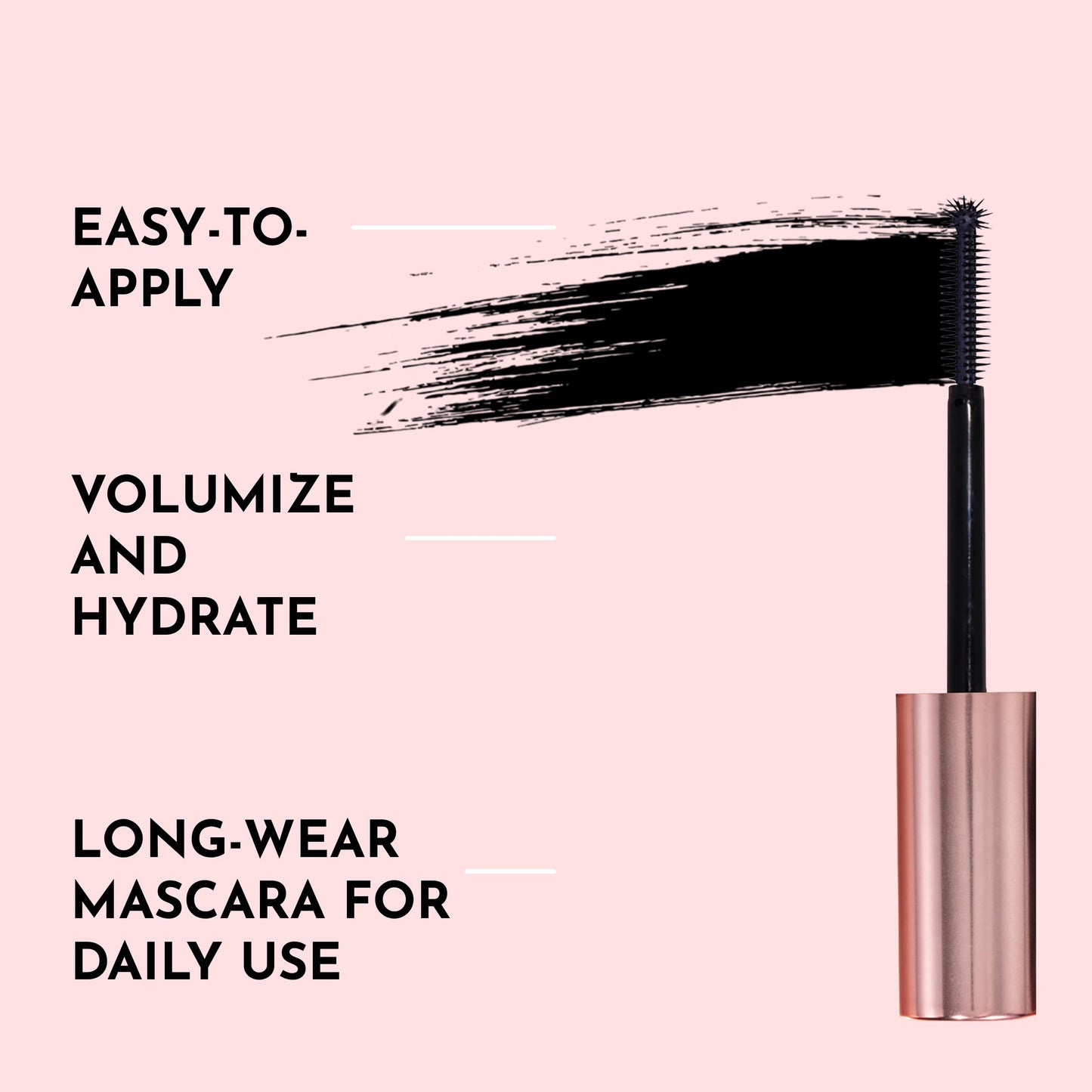 LAWLESS Women's The One & Done Volumizing Mascara, sunset peach, Black, 0.4 Fl Oz