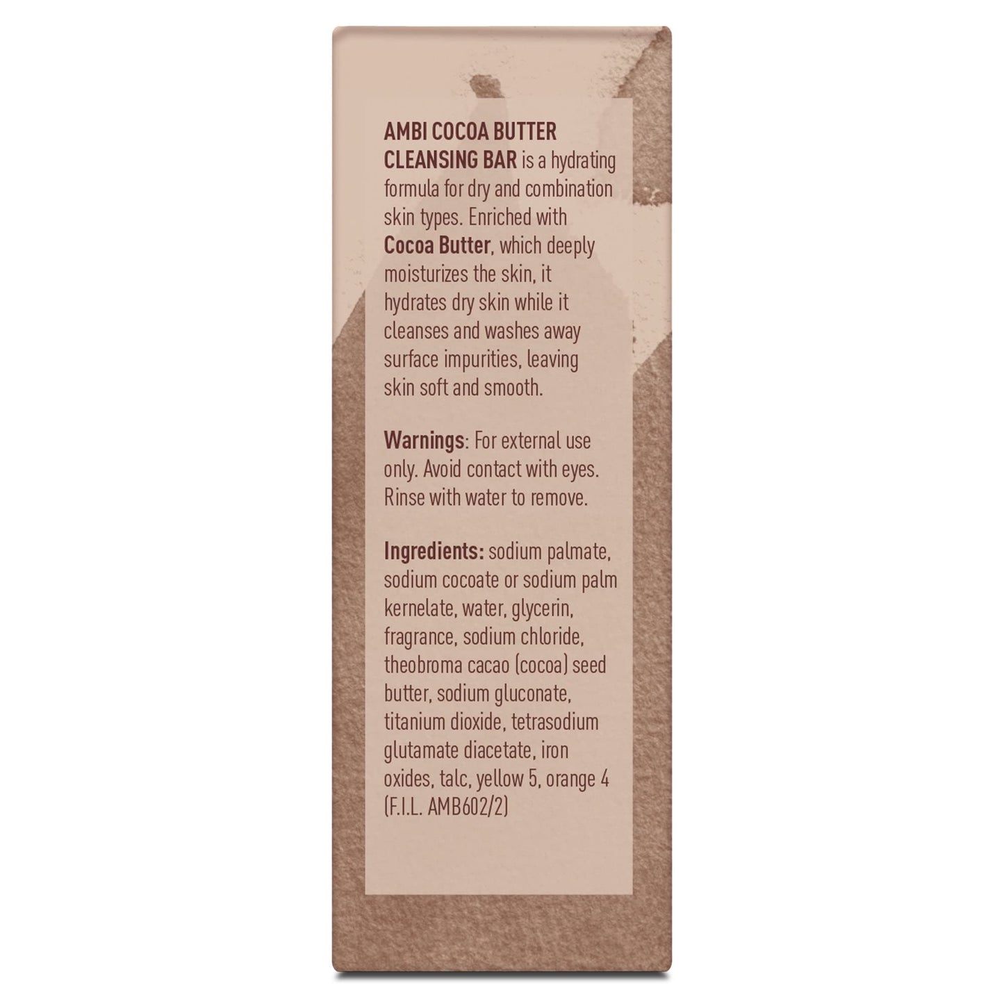 Ambi Cleansing Bar Soap Cocoa Butter 3.5oz (6 Pack)