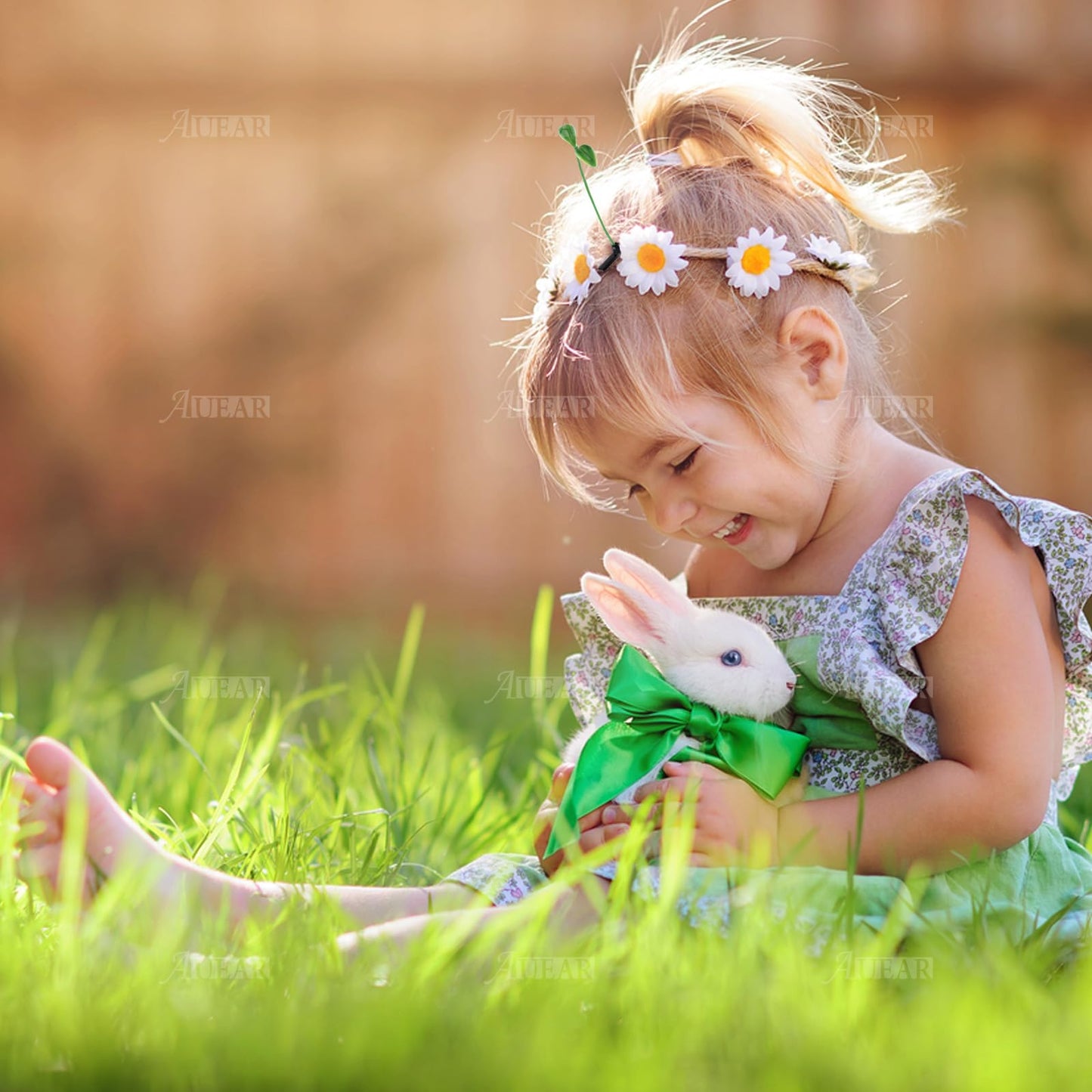 AUEAR, 20 Pack Plant Bean Sprout Hair Clips Pea Hairpin Barrette Headwear Accessories for Women Girls