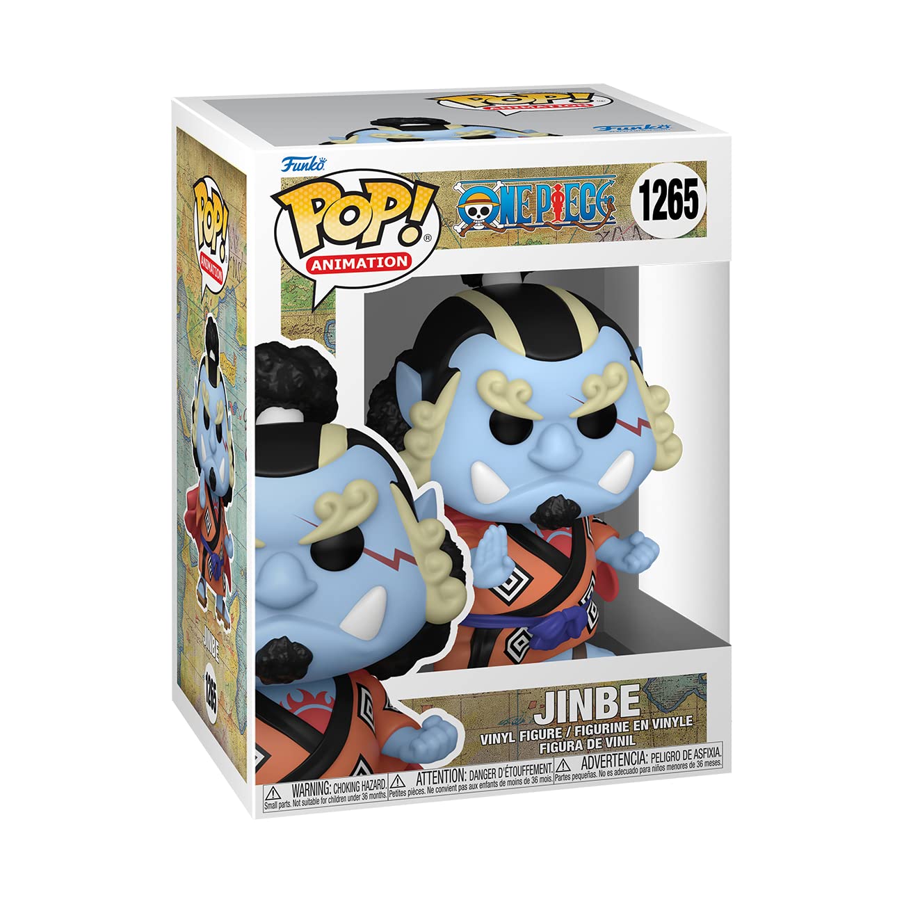 Funko POP! Animation: One Piece - Jinbe - 1/6 Odds for Rare Chase Variant - Collectable Vinyl Figure - Gift Idea - Official Merchandise - for Kids…